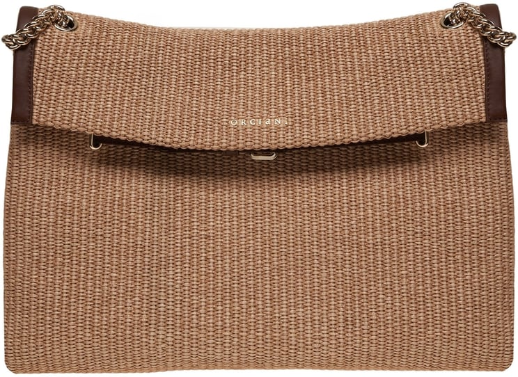Orciani Raffia shoulder bag