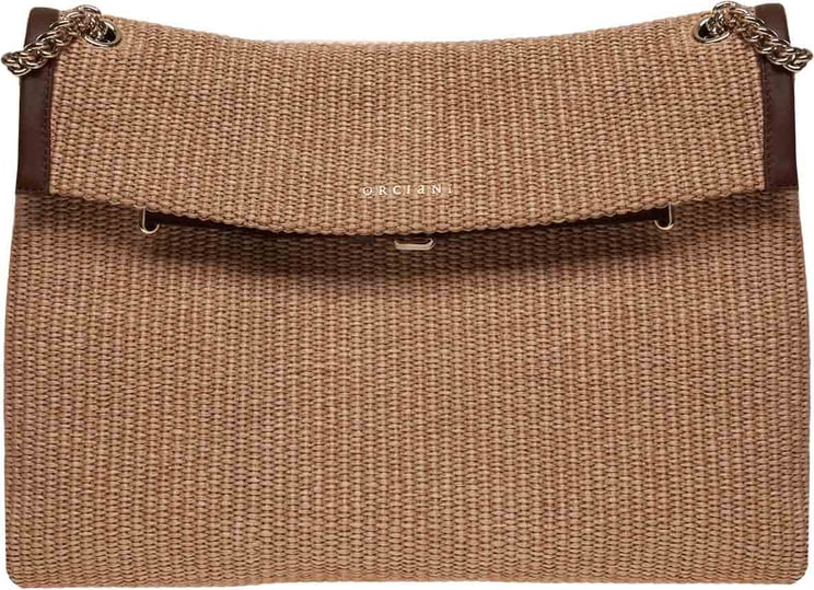 Orciani Raffia shoulder bag