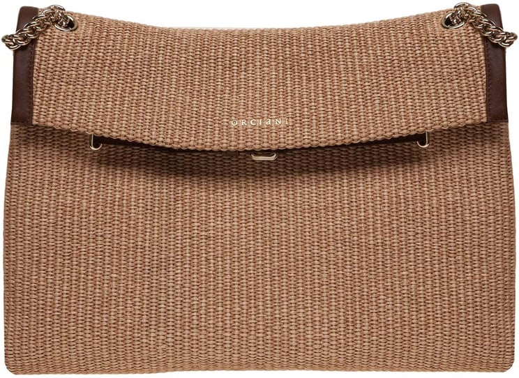 Orciani Raffia shoulder bag