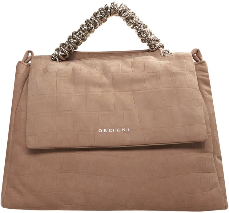 Orciani Nubuk leather handbag 'Sveva'
