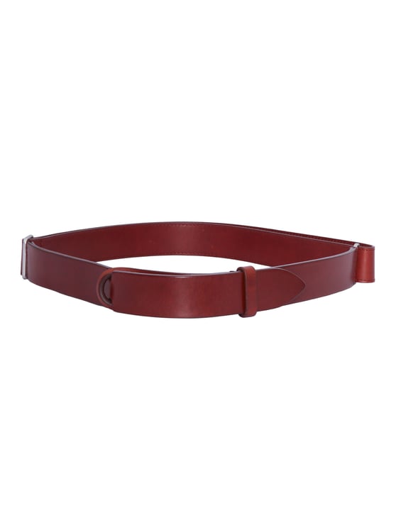 Orciani Calf Leather No-Buckle Belt