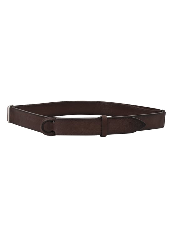Orciani Minimalist Calf Leather Integrated Belt