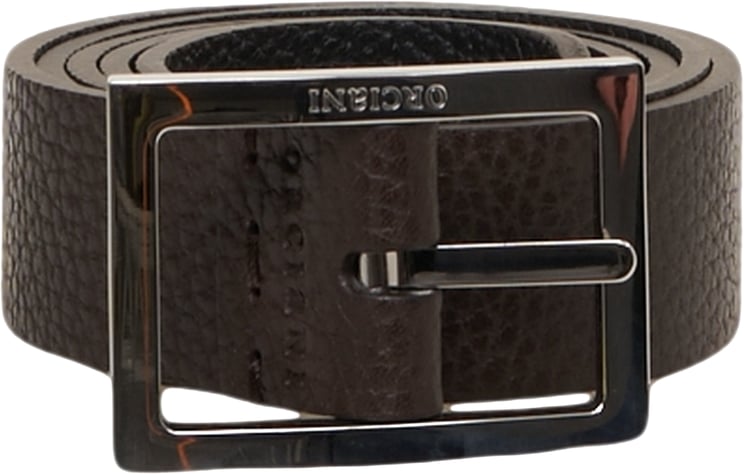 Orciani Grained leather belt
