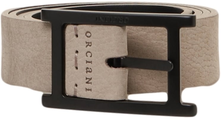 Orciani Grained leather belt