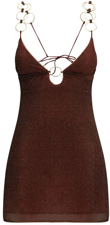 Oséree Oséree Brown Polyamide Casual Dress