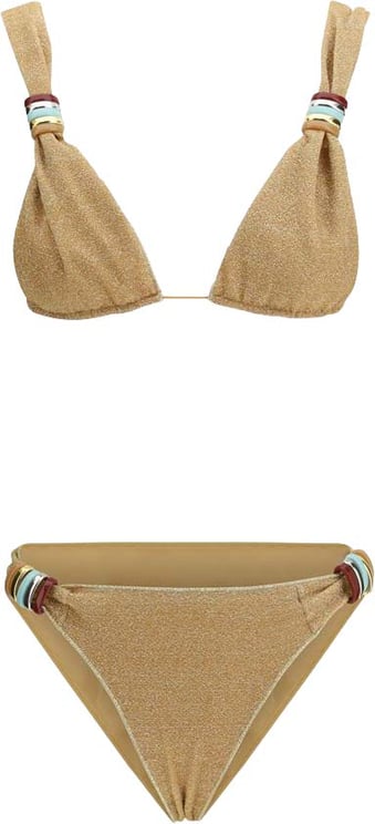 Oséree Oséree Gold Polyamide Bikini