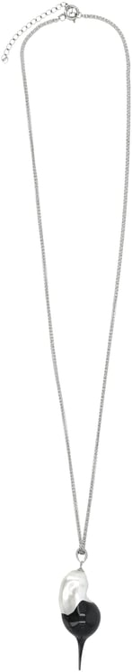 Ottolinger Ottolinger Dipped Pearl Pendant Necklace