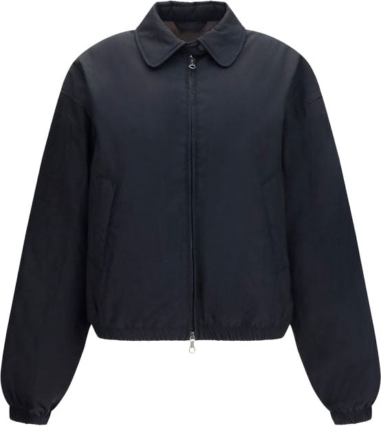 Our Legacy Our Legacy Black Cotton Full-Length Jacket