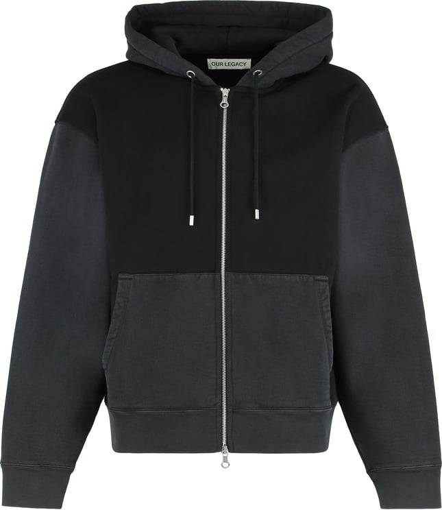 Our Legacy Hooded sweatshirt with zipper in cotton