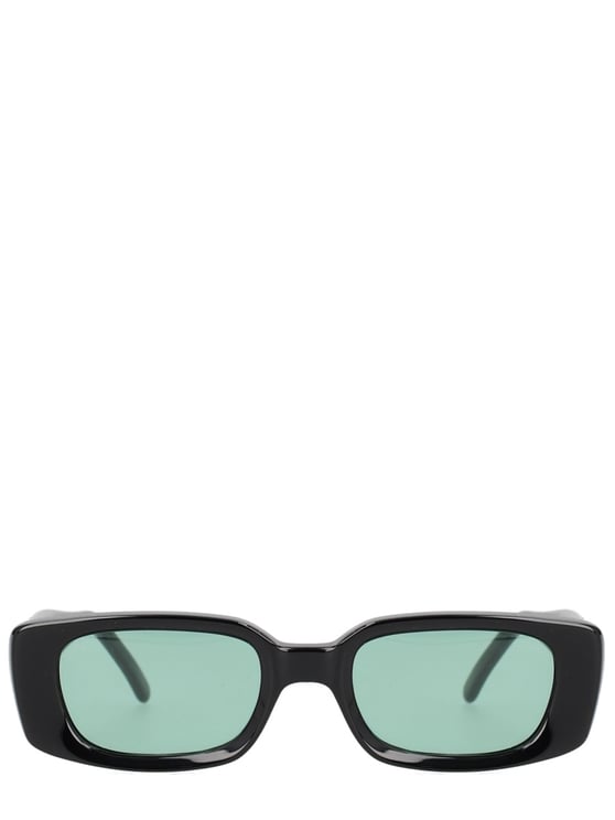 Our Legacy Samhain Black Rectangular Acetate Sunglasses