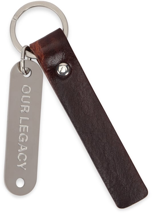 Our Legacy Leather keyring