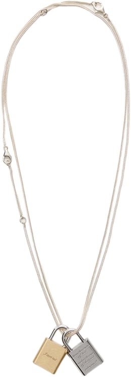 Our Legacy Collana Riddle con ciondoli a lucchetto