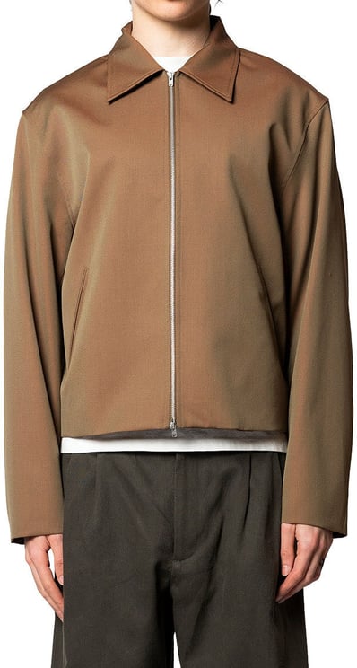 Our Legacy MINI JACKET BRONZE CANGIANTE FINE WOOL
