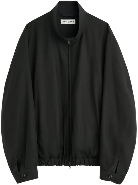 Our Legacy Casino Jacket Still Black Calm Cupro Cotton