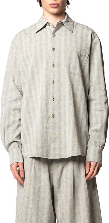 Our Legacy ABOVE SHIRT SAGE TRAIL CHECK DRYLINE WEAVE