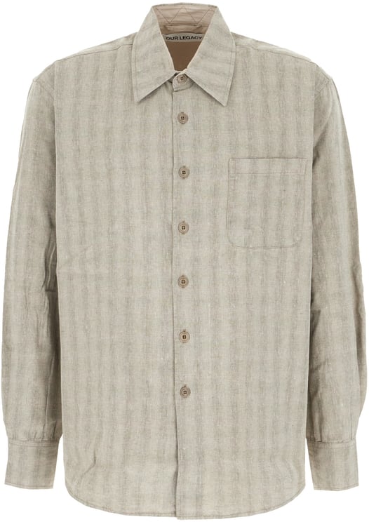 Our Legacy Our Legacy Embroidered linen shirt