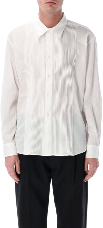 Our Legacy Our Legacy ivory pintuck cotton Promise shirt