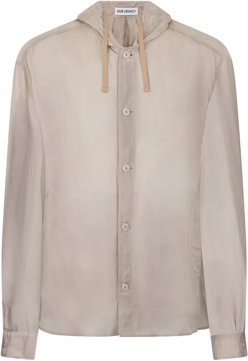 Our Legacy Ghost Gray Wax Shirt