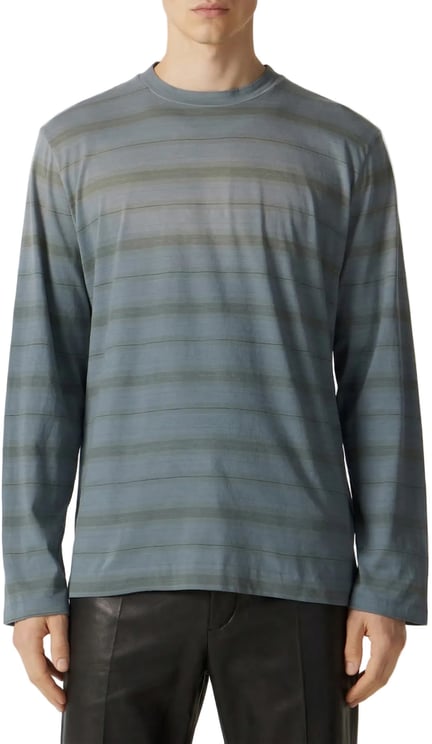 Our Legacy BOX LONGSLEEVE SPRAY FADE GHOST STRIPE