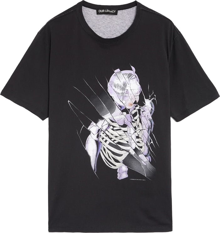 Our Legacy New Box T-shirt Cybernetic Angel Print