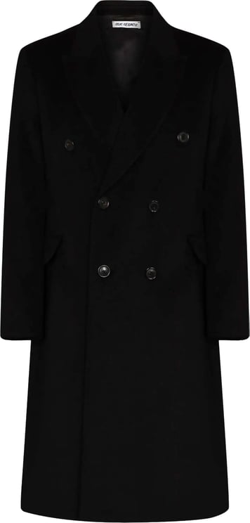 Our Legacy Whale Coat Black Hairy Wool