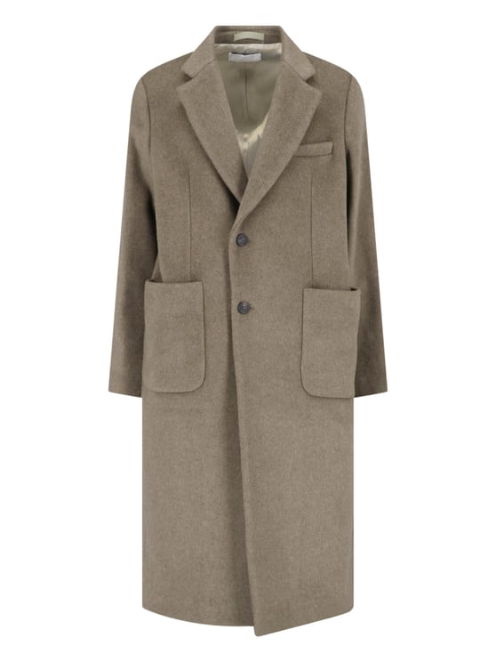 Our Legacy Brown Tailored Notched Lapel Trench