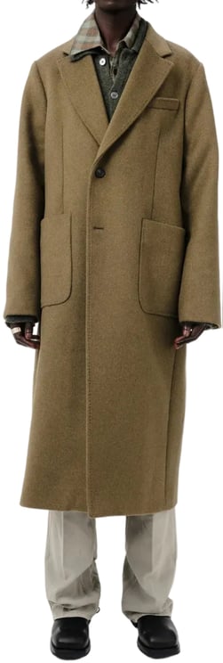 Our Legacy ROBE OVERCOAT DISRUPTIVE MOSS