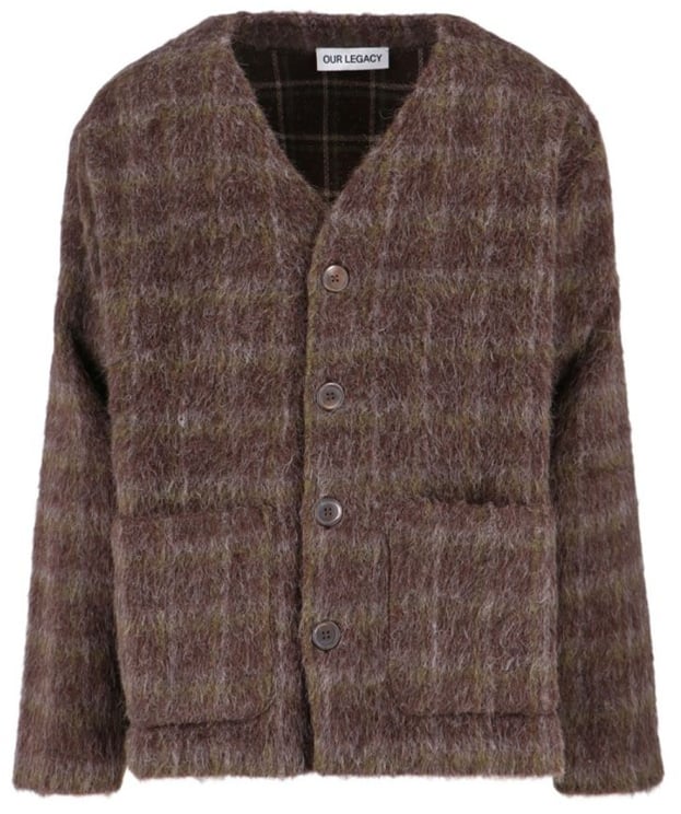 Our Legacy Plaid Cardigan – Brown