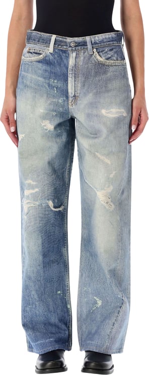 Our Legacy Full Cut Digital Denim Print Blu