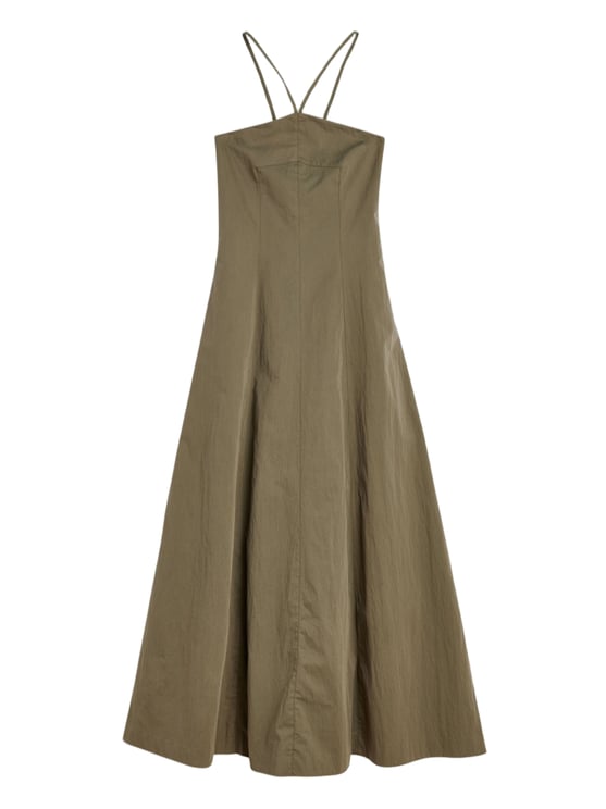 Our Legacy Poise Fitted Crisscross Midi Dress