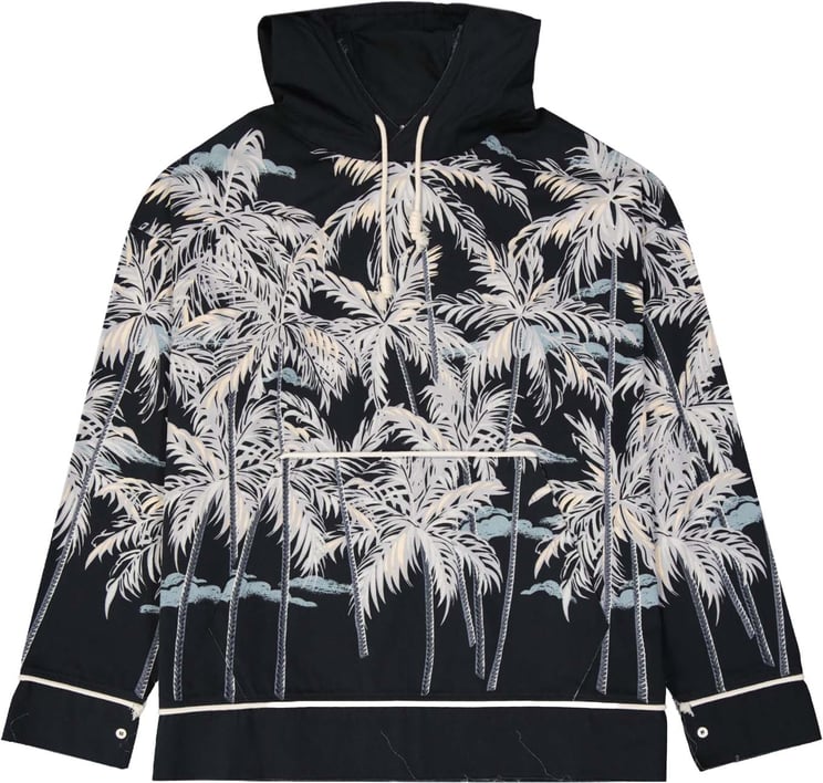 Palm Angels Palm Angels Hooded Printed Shirt
