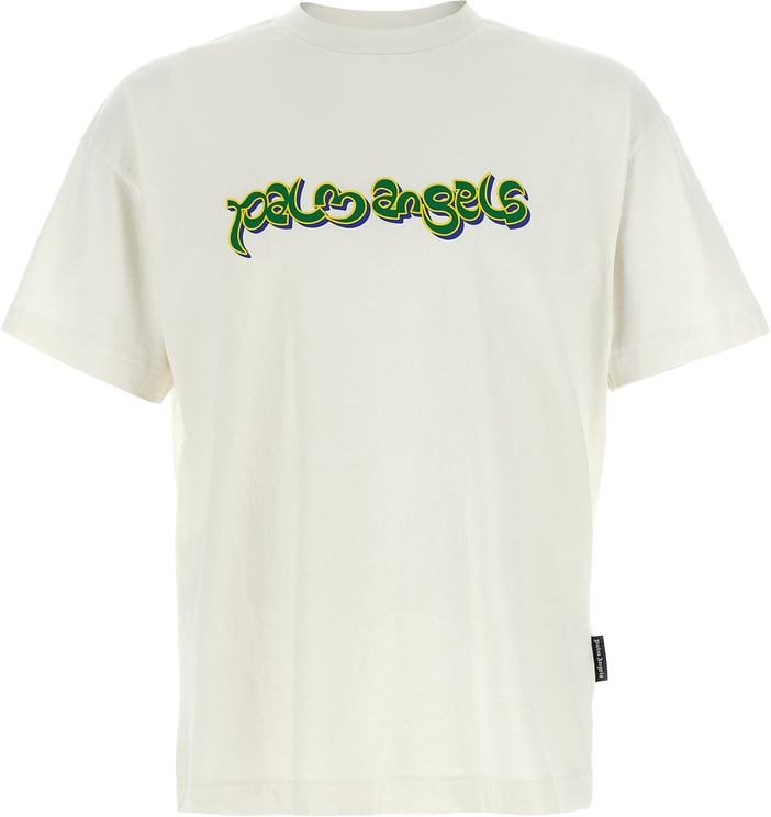 Palm Angels Palm Angels White Cotton T-Shirt