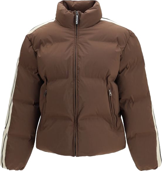 Palm Angels Palm Angels Brown Polyamide Full-Length Jacket