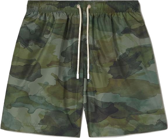 Palm Angels Palm Angels Bicolor Polyester Swim Shorts