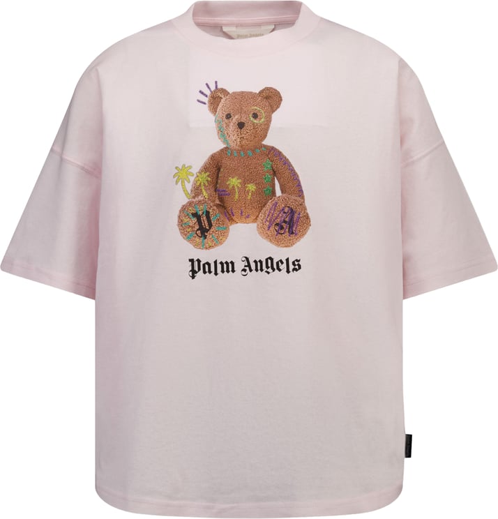 Palm Angels Palm Angels Kinder Meisjes T-Shirt In Licht Roze
