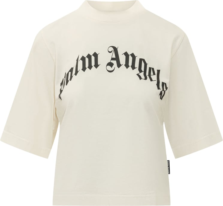 Palm Angels CURVED LOGO BOXY TEE