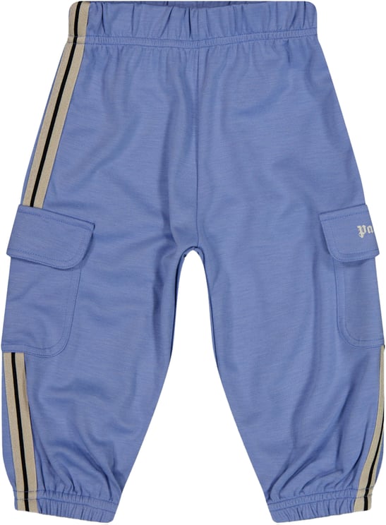 Palm Angels Palm Angels Baby Jongens Broek In Licht Blauw
