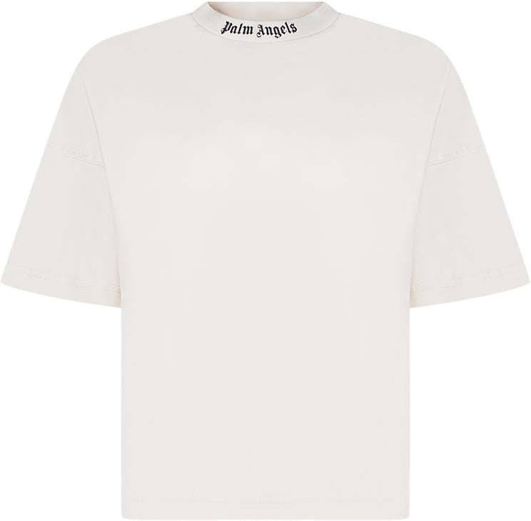 Palm Angels T-shirt Over con Logo su Collo