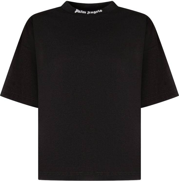 Palm Angels T-shirt con Logo Ricamato