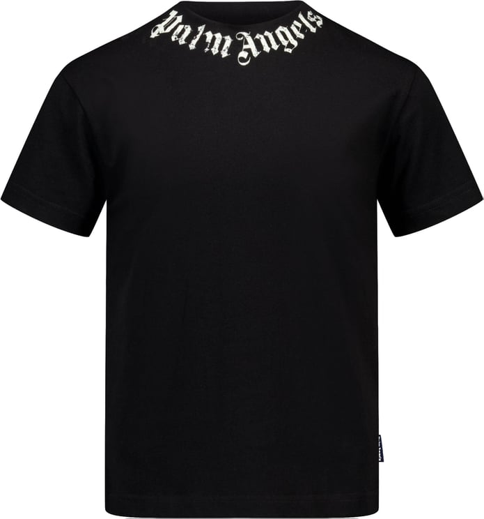 Palm Angels Palm Angels Kinder Jongens T-Shirt In Zwart