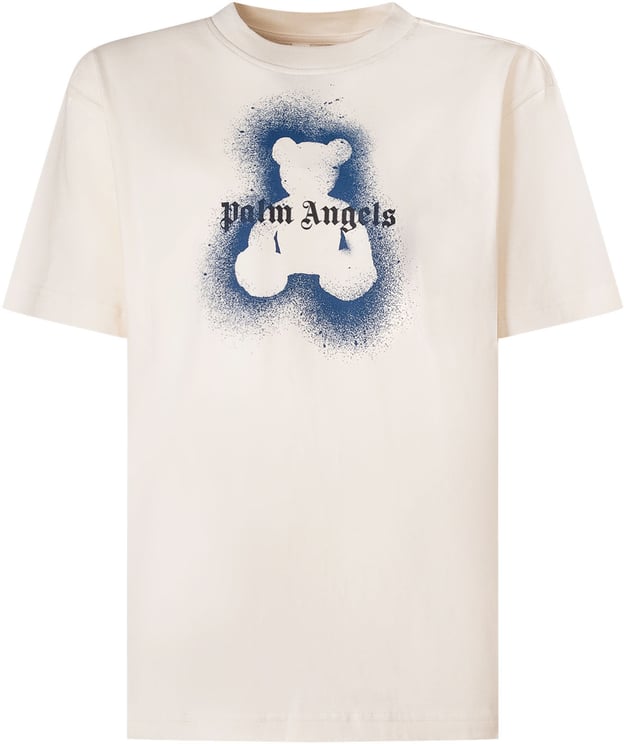 Palm Angels T-shirt con Stampa Orso