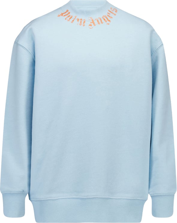 Palm Angels Palm Angels Kinder Jongens Trui In Licht Blauw