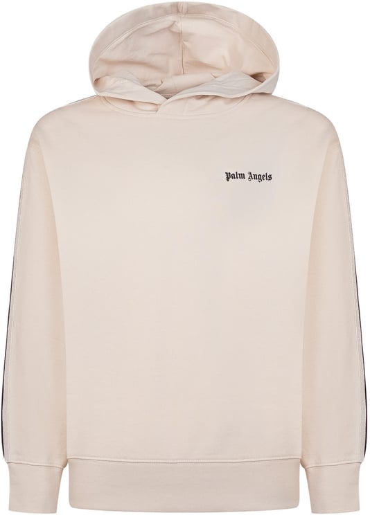 Palm Angels Felpa con Cappuccio con Bande Laterali