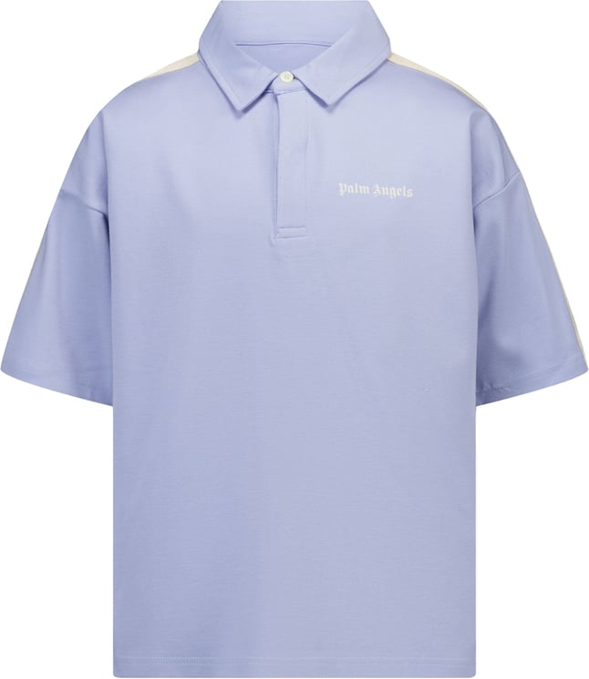 Palm Angels Palm Angels Kinder Jongens Polo In Licht Blauw