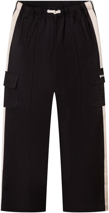 Palm Angels Pantaloni Cargo Ampi con Bande Laterali