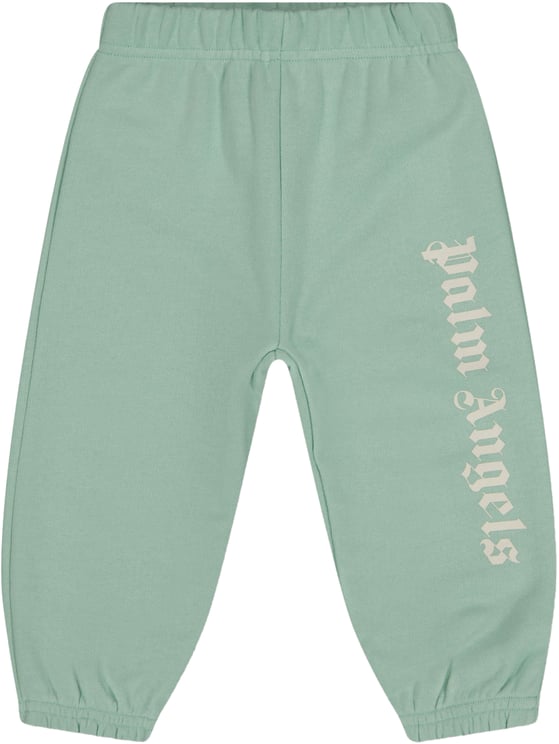 Palm Angels Palm Angels Baby Jongens Broek In Licht Groen