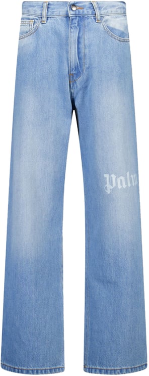 Palm Angels Palm Angels Kinder Jongens Jeans In Licht Blauw