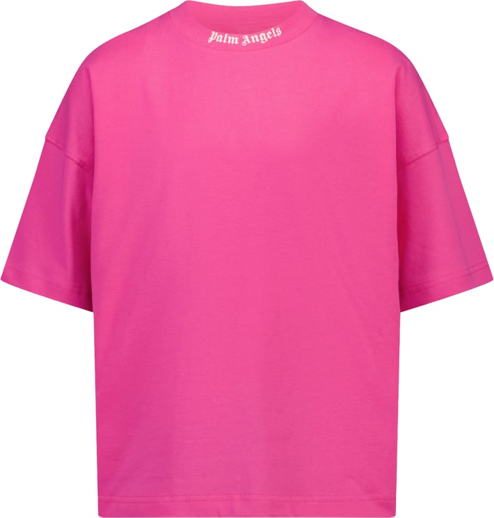 Palm Angels Palm Angels Kinder Meisjes T-Shirt In Fuchsia