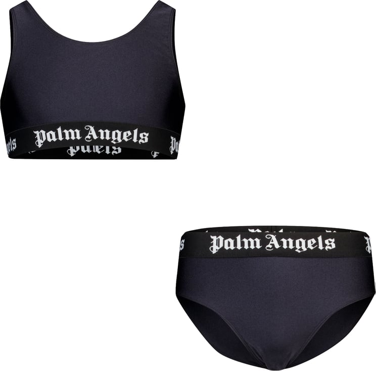 Palm Angels Palm Angels Kinder Meisjes Zwemkleding In Zwart