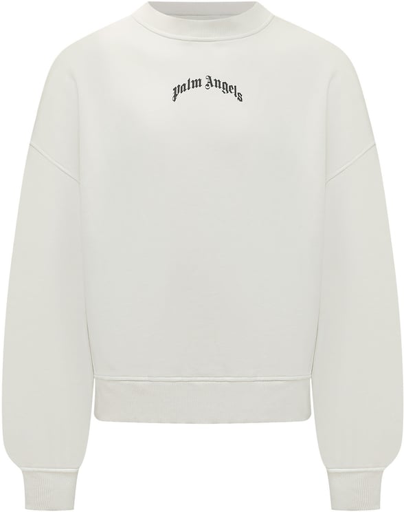 Palm Angels Felpa con Girocollo e Logo